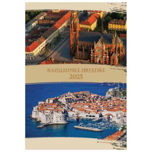 KALENDAR &QUOT;RAZGLEDNICE HRVATSKE 2026&QUOT; 13 LISTOVA SPIRALA