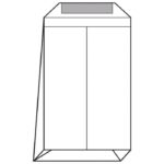 KUVERTE - VREĆICE B4-BB STRIP KRIŽNO DNO PK250 LIPA MILL 12241