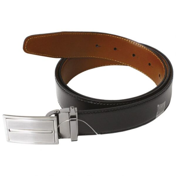 REMEN MUŠKI ŠIRINA 3,4 CM RANIERI 0377 DVA LICA CRNI/SMEĐI