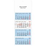 KALENDAR ZIDNI ČETVERODIJELNI 2026. 4 BLOKA PREKLOPNI * DO ISTEKA ZALIHA