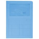 FASCIKL &QUOT;L&QUOT; PAPIR S PROZOROM A4 PK50 SINTEX BLASETTI F13P PLAVI