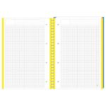 BLOK KOLEGIJ A4 KARO 160L PERFORACIJA PLUS 4RUPE RUB U BOJI INTERDRUK - Image 9