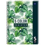 BLOK KOLEGIJ A4 KARO 100L PERFORACIJA PLUS 4RUPE RUB U BOJI INTERDRUK - Image 4