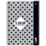 BLOK KOLEGIJ A4 KARO 100L PERFORACIJA PLUS 4RUPE RUB U BOJI INTERDRUK - Image 5