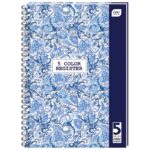 BLOK KOLEGIJ A4 KARO 100L PERFORACIJA PLUS 4RUPE RUB U BOJI INTERDRUK - Image 6