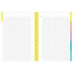 BLOK KOLEGIJ A4 KARO 100L PERFORACIJA PLUS 4RUPE RUB U BOJI INTERDRUK - Image 10