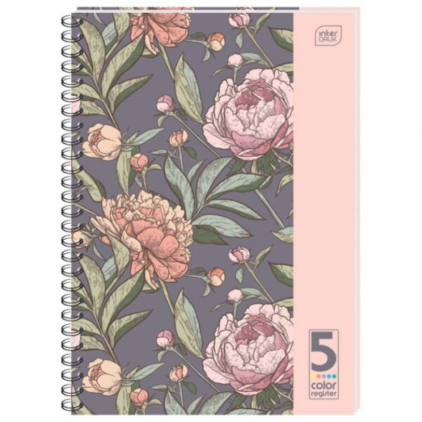 BLOK KOLEGIJ B5 KARO 100L PERFORACIJA PLUS 2RUPE RUB U BOJI INTERDRUK