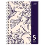 BLOK KOLEGIJ B5 KARO 100L PERFORACIJA PLUS 2RUPE RUB U BOJI INTERDRUK - Image 2