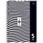 BLOK KOLEGIJ B5 KARO 100L PERFORACIJA PLUS 2RUPE RUB U BOJI INTERDRUK - Image 4