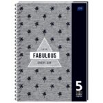 BLOK KOLEGIJ B5 KARO 100L PERFORACIJA PLUS 2RUPE RUB U BOJI INTERDRUK - Image 5