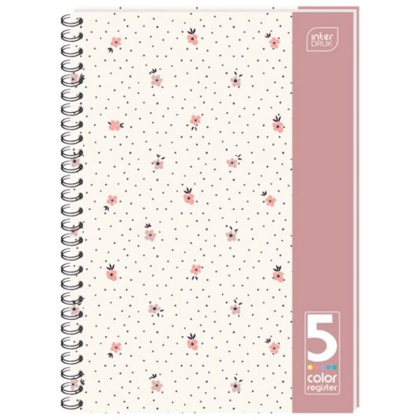 BLOK KOLEGIJ A5 KARO 100L PERFORACIJA PLUS 2RUPE RUB U BOJI INTERDRUK