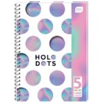 BLOK KOLEGIJ A5 KARO 100L PERFORACIJA PLUS 2RUPE RUB U BOJI INTERDRUK - Image 5