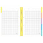 BLOK KOLEGIJ A5 KARO 100L PERFORACIJA PLUS 2RUPE RUB U BOJI INTERDRUK - Image 9