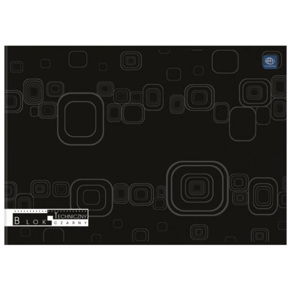 KOLAŽ - BLOK A4 10 LISTOVA 170G CRNI PAPIR INTERDRUK