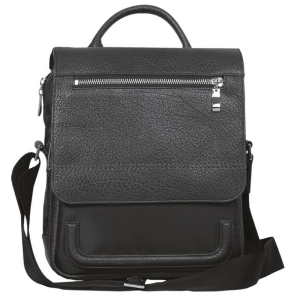 TORBA KOŽNA MUŠKA (NA RAME) GALKO 15-0278-1007 CRNA