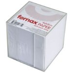 BLOK KOCKA PVC  9,2X9,2 CM S PAPIROM BIJELIM FORNAX