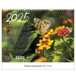 KALENDAR &QUOT;CVIJEĆE 2026&QUOT; 13 LISTOVA, SPIRALA JP.