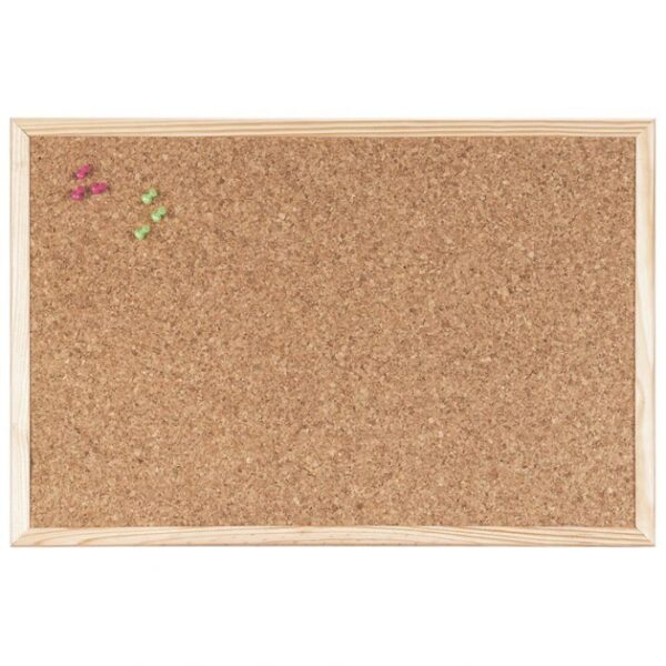 PLOČA PLUTO  60X40 CM JEDNOSTRANA DRVENI OKVIR BI-OFFICE