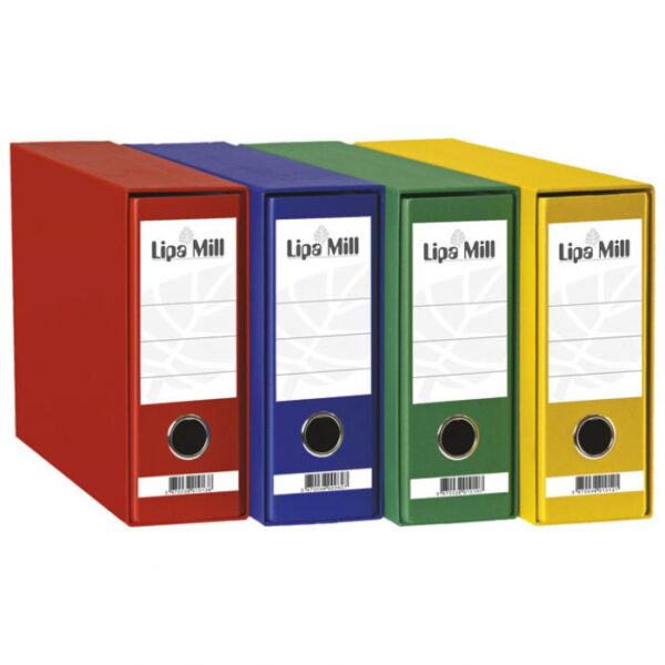 REGISTRATOR A5 ŠIROKI U KUTIJI LIPA MILL 004158 CRVENI