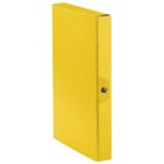 MAPA S GUMBOM HRBAT- 40 MM A4 EUROBOX ESSELTE C2409/390324090 ŽUTA