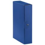 MAPA S GUMBOM HRBAT- 80 MM A4 EUROBOX ESSELTE C2805/390328050 PLAVA