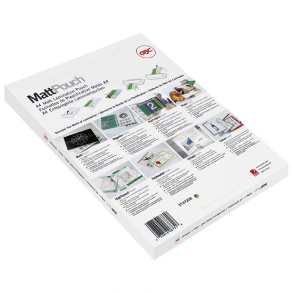 FOLIJA ZA PLASTIFICIRANJE 100MY A4 MAT PK100 GBC 3740491