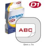 VRPCA D1 12 MMX7M DYMO 45015 CRVENO-BIJELA