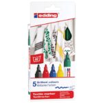 MARKER ZA TEKSTIL 2-3 MM PK5 EDDING 4500 BLISTER