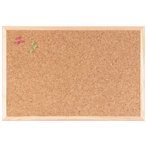 PLOČA PLUTO  60X45 CM JEDNOSTRANA DRVENI OKVIR BI-OFFICE