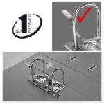 REGISTRATOR A4 USKI SAMOSTOJEĆI ESSELTE 811410 ŽUTI - Image 4