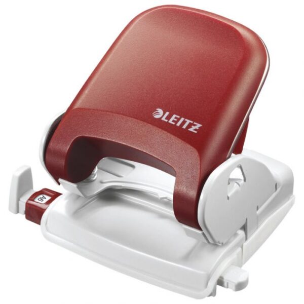 BUŠAČ 2 RUPE DO  25 LISTOVA NEXXT LEITZ 50050325 CRVENI