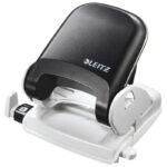 BUŠAČ 2 RUPE DO  25 LISTOVA NEXXT LEITZ 50050395 CRNI