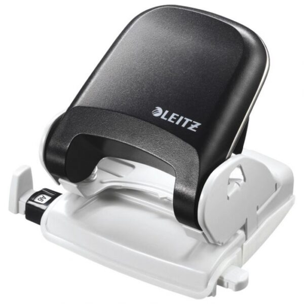 BUŠAČ 2 RUPE DO  25 LISTOVA NEXXT LEITZ 50050395 CRNI