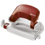 BUŠAČ 2 RUPE DO  10 LISTOVA NEXXT LEITZ 50580025 CRVENI