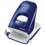 BUŠAČ 2 RUPE DO  40 LISTOVA LEITZ 51380335 PLAVI