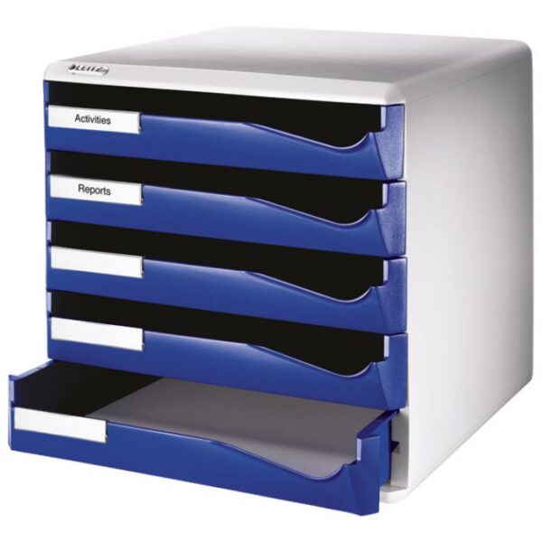 KUTIJA S  5 LADICA POST SET LEITZ 52800035 PLAVA