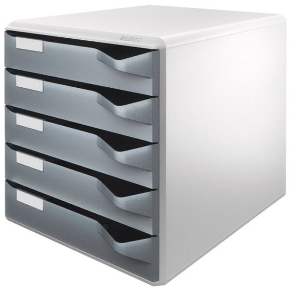 KUTIJA S  5 LADICA POST SET LEITZ 52800089 SIVA