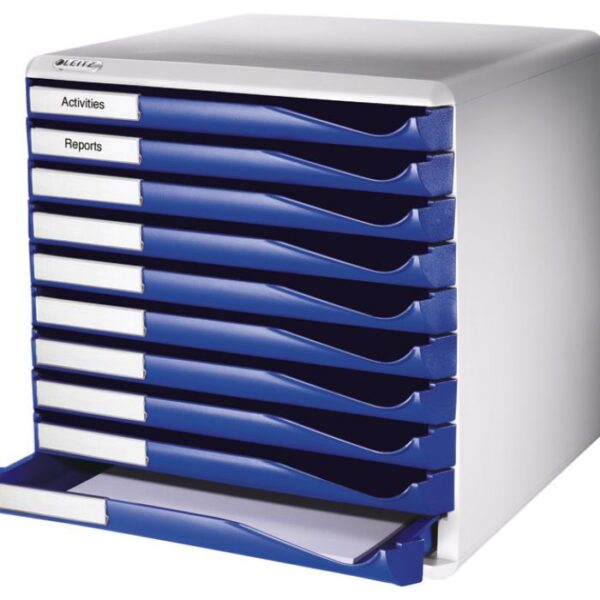 KUTIJA S 10 LADICA FORM SET LEITZ 52810035 PLAVA