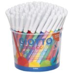 FLOMASTER ŠKOLSKI  96BOJA (12BOJAX8KOM) U PP POSUDI GIOTTO TURBO COLOR FILA 5215 SORTIRANO