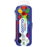 BOJA VODENA FI 30 MM 12BOJA PLUS KIST GIOTTO FILA 3512 BLISTER