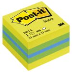 BLOK SAMOLJEPLJIV KOCKA 51X51 MM 400L POST-IT 3M.2051L
