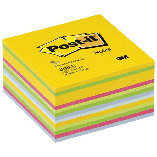 BLOK SAMOLJEPLJIV KOCKA 76X76 MM 450L POST-IT 3M.2030U
