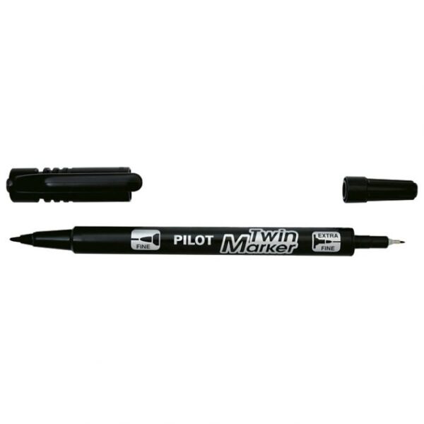 MARKER PERMANENTNI OBOSTRANI TWIN MARKER BEGREEN PILOT SCA-TM-B-BG CRNI