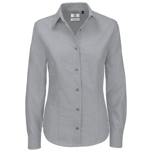KOŠULJA ŽENSKA DUGI RUKAVI B&AMP;C OXFORD 135G SREBRNA XL * DO ISTEKA ZALIHA