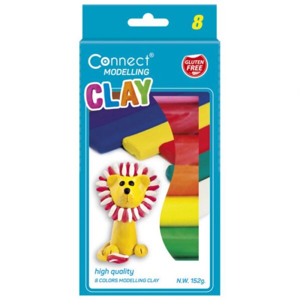 PLASTELIN  8BOJA KARTON CONNECT BLISTER