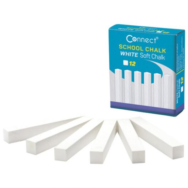 KREDA ŠKOLSKA ČETVRTASTA SOFT PK12 CONNECT BIJELA