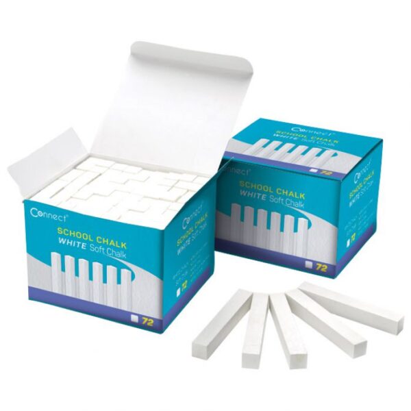 KREDA ŠKOLSKA ČETVRTASTA SOFT PK72 CONNECT BIJELA