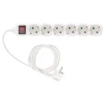 KABEL PRODUŽNI S PREKIDAČEM 6RUPA/3M ENTAC BIJELI BLISTER * DO ISTEKA ZALIHA