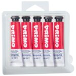 BOJA TEMPERA 12ML ALUMINIJSKA TUBA PK5 PRIMO 440TRA310 CRVENA KARMIN BLISTER