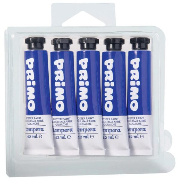 BOJA TEMPERA 12ML ALUMINIJSKA TUBA PK5 PRIMO 440TRA500 TAMNOPLAVA BLISTER